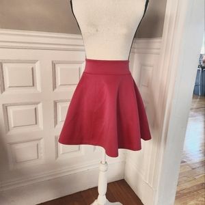 Size medium pink unbranded full circle skater flare skirt